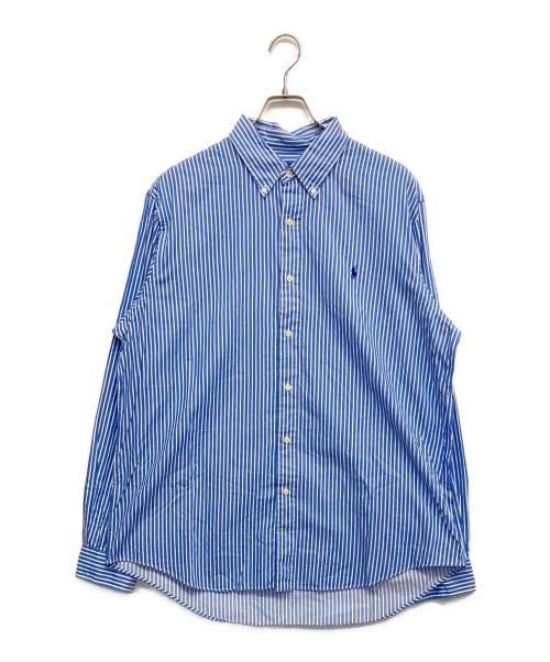 RALPH LAUREN（ラルフローレン）RALPH LAUREN (ラルフローレン) ストライプシャツ ブルー サイズ:XLの古着・服飾アイテム