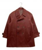 EDIFICEエディフィス）の古着「SUPER 100’s ファインメリノ オーバーピーコート」｜ブラウン