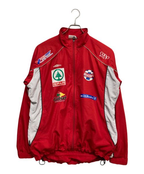 UMBRO（アンブロ）UMBRO (アンブロ) ナイロンジャケット レッド サイズ:Lの古着・服飾アイテム