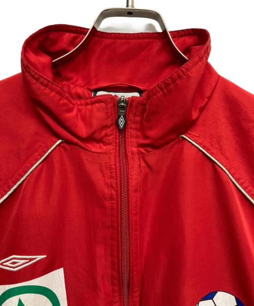 UMBRO（アンブロ）UMBRO (アンブロ) ナイロンジャケット レッド サイズ:Lの古着・服飾アイテム