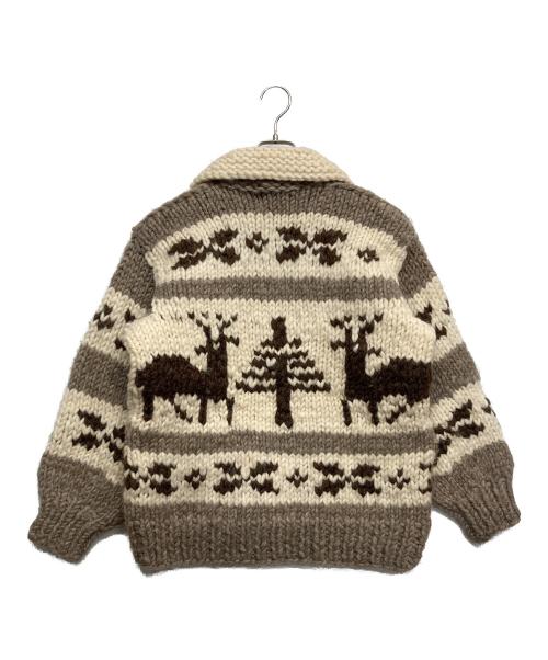 CANADIAN SWEATER（カナディアンセーター）CANADIAN SWEATER (カナディアンセーター) カウチンニットカーディガン ホワイト サイズ:無しの古着・服飾アイテム