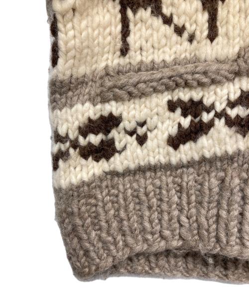 CANADIAN SWEATER（カナディアンセーター）CANADIAN SWEATER (カナディアンセーター) カウチンニットカーディガン ホワイト サイズ:無しの古着・服飾アイテム