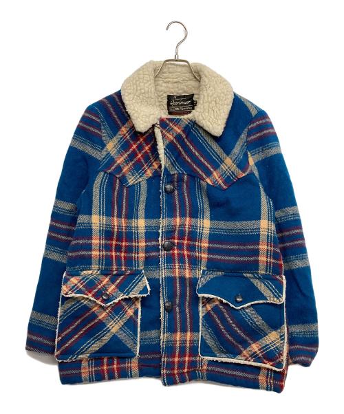 Sears（シアーズ）Sears (シアーズ) 70ｓ 裏ボアジャケット ブルー サイズ:38の古着・服飾アイテム