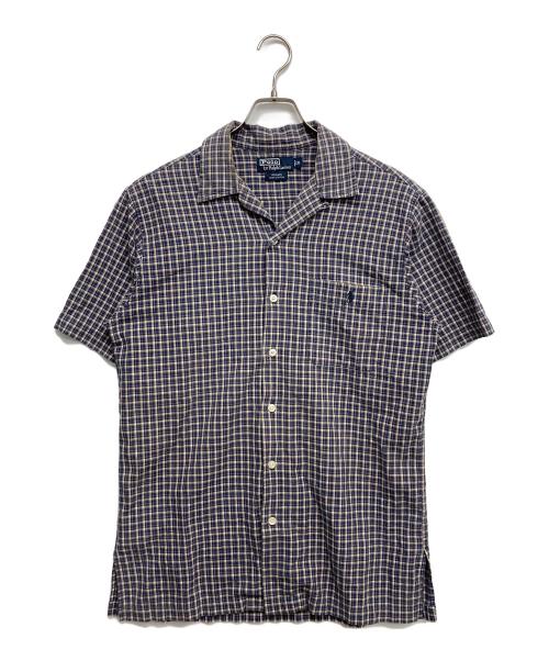 POLO RALPH LAUREN（ポロ・ラルフローレン）POLO RALPH LAUREN (ポロ・ラルフローレン) 半袖シャツ ネイビー サイズ:Mの古着・服飾アイテム