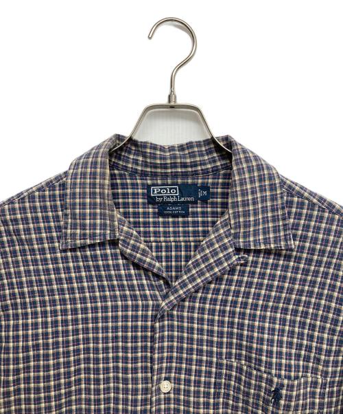 POLO RALPH LAUREN（ポロ・ラルフローレン）POLO RALPH LAUREN (ポロ・ラルフローレン) 半袖シャツ ネイビー サイズ:Mの古着・服飾アイテム