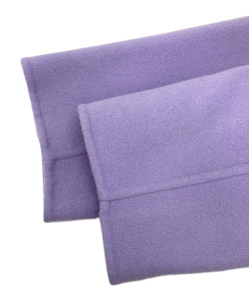 23区（ニジュウサンク）23区 (ニジュウサンク) MANTECOリバー ロング コート パープル サイズ:38の古着・服飾アイテム