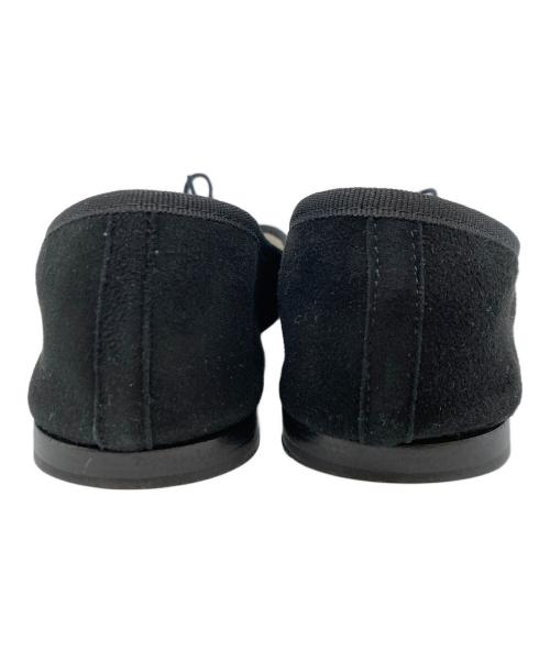 repetto（レペット）repetto (レペット) ベロアパンプス ブラック サイズ:39の古着・服飾アイテム