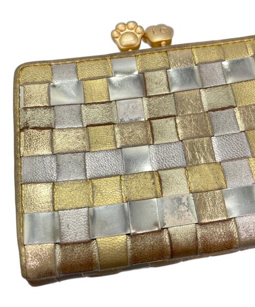 tsumori chisato carry（ツモリチサトキャリー）tsumori chisato CARRY (ツモリチサトキャリー) 3つ折り財布 ゴールドの古着・服飾アイテム