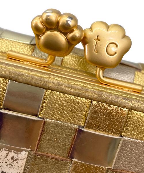 tsumori chisato carry（ツモリチサトキャリー）tsumori chisato CARRY (ツモリチサトキャリー) 3つ折り財布 ゴールドの古着・服飾アイテム