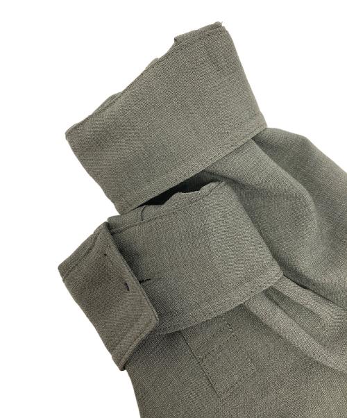 green label relaxing（グリーンレーベルリラクシング）green label relaxing (グリーンレーベルリラクシング) トリアセ ポリエステル バンピー CPO シャツジャケット グレー サイズ:Mの古着・服飾アイテム