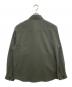 green label relaxing (グリーンレーベルリラクシング) トリアセ ポリエステル バンピー CPO シャツジャケット グレー サイズ:M：5000円