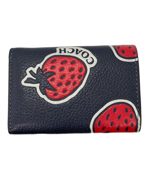 COACH（コーチ）COACH (コーチ) 3つ折り財布 ネイビーの古着・服飾アイテム