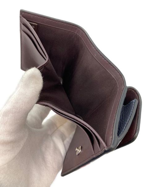 COACH（コーチ）COACH (コーチ) 3つ折り財布 ネイビーの古着・服飾アイテム