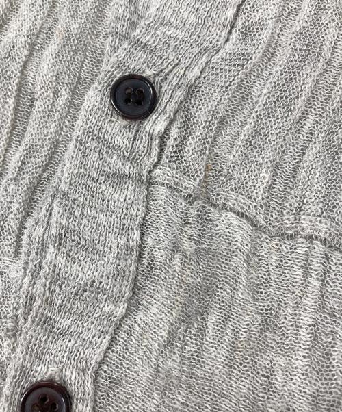 Y's（ワイズ）Y's (ワイズ) リネン混カーディガン グレー サイズ:2の古着・服飾アイテム