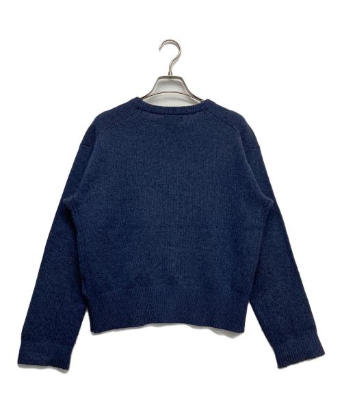 POLO RALPH LAUREN（ポロ・ラルフローレン）POLO RALPH LAUREN (ポロ・ラルフローレン) カシミヤ混クルーネックニット ネイビー サイズ:Sの古着・服飾アイテム