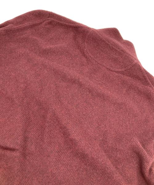 POLO RALPH LAUREN（ポロ・ラルフローレン）POLO RALPH LAUREN (ポロ・ラルフローレン) カシミヤ混ハーフジップアップニット レッド サイズ:Lの古着・服飾アイテム