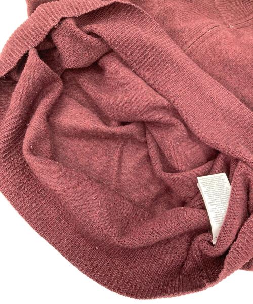 POLO RALPH LAUREN（ポロ・ラルフローレン）POLO RALPH LAUREN (ポロ・ラルフローレン) カシミヤ混ハーフジップアップニット レッド サイズ:Lの古着・服飾アイテム