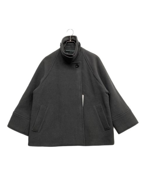 Spick and Span（スピックアンドスパン）Spick and Span (スピックアンドスパン) モッサステンカラーショートコート グレー サイズ:38 未使用品の古着・服飾アイテム