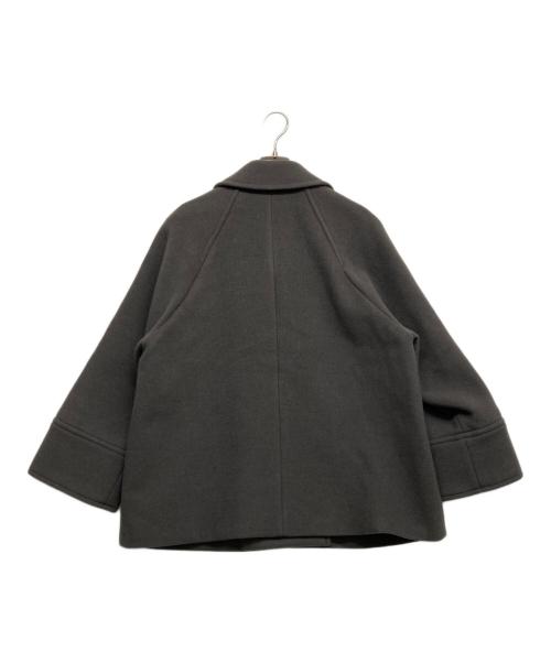 Spick and Span（スピックアンドスパン）Spick and Span (スピックアンドスパン) モッサステンカラーショートコート グレー サイズ:38 未使用品の古着・服飾アイテム