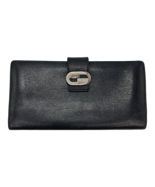 GUCCI（グッチ）GUCCI (グッチ) 2つ折り財布 ブラックの古着・服飾アイテム