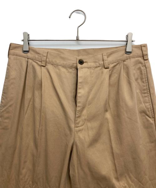 BROOKS BROTHERS（ブルックスブラザーズ）BROOKS BROTHERS (ブルックスブラザーズ) タックパンツ ブラウン サイズ:W34の古着・服飾アイテム