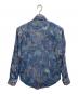 GIVENCHY (ジバンシィ) 総柄長袖シャツ ブルー サイズ:37：5000円