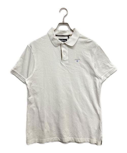 Barbour（バブアー）Barbour (バブアー) ポロシャツ ホワイト サイズ:XLの古着・服飾アイテム