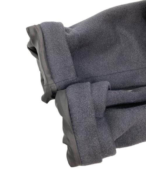 green label relaxing（グリーンレーベルリラクシング）green label relaxing (グリーンレーベルリラクシング) アンゴラビーバー スリット ノーカラー コート グレー サイズ:36の古着・服飾アイテム