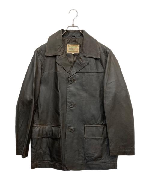 Canyon de Chelly（キャニオンデシェリー）CANYON DE CHELLY (キャニオンデシェリー) レザージャケット ブラウン サイズ:Lの古着・服飾アイテム