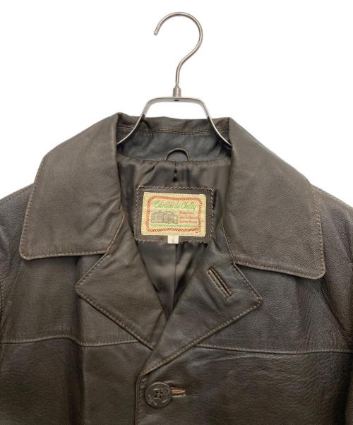 Canyon de Chelly（キャニオンデシェリー）CANYON DE CHELLY (キャニオンデシェリー) レザージャケット ブラウン サイズ:Lの古着・服飾アイテム