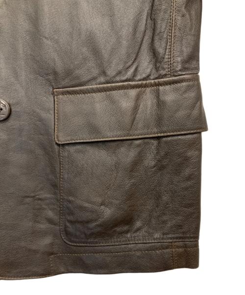 Canyon de Chelly（キャニオンデシェリー）CANYON DE CHELLY (キャニオンデシェリー) レザージャケット ブラウン サイズ:Lの古着・服飾アイテム