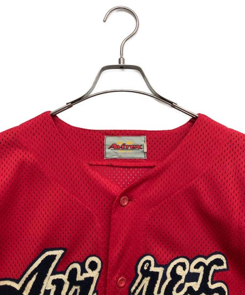 AVIREX（アヴィレックス）AVIREX (アヴィレックス) ゲームシャツ レッド サイズ:XXLの古着・服飾アイテム