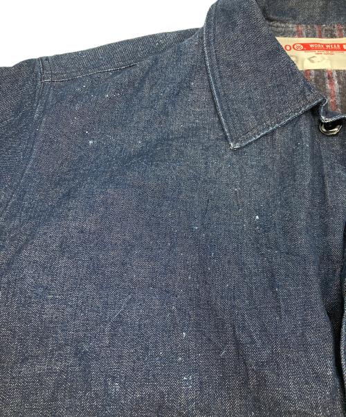 WORK WEAR CORPORATION（ワークウェアコーポレーション）WORK WEAR CORPORATION (ワークウェアコーポレーション) 裏ネルカバーオール ネイビー サイズ:40の古着・服飾アイテム