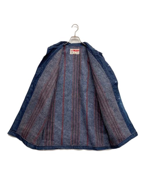 WORK WEAR CORPORATION（ワークウェアコーポレーション）WORK WEAR CORPORATION (ワークウェアコーポレーション) 裏ネルカバーオール ネイビー サイズ:40の古着・服飾アイテム