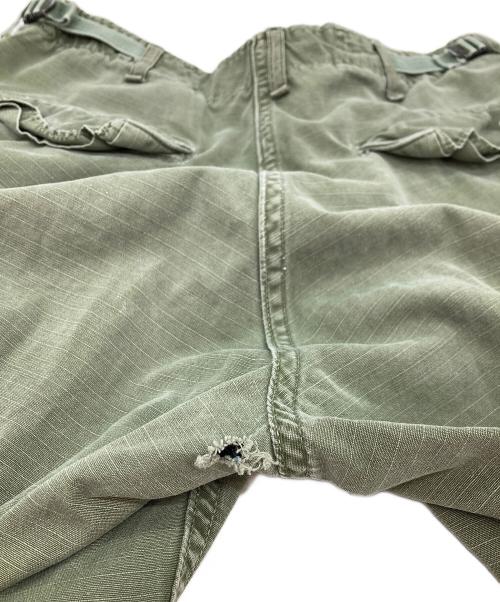 US ARMY（ユーエスアーミー）US ARMY (ユーエスアーミー) 60ｓ 4thジャングルファティーグパンツ オリーブ サイズ:LONG-SMALLの古着・服飾アイテム