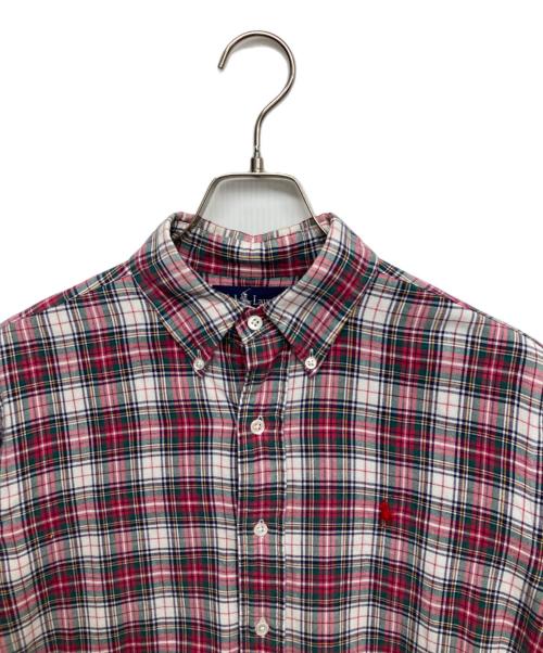 RALPH LAUREN（ラルフローレン）RALPH LAUREN (ラルフローレン) チェックシャツ レッド サイズ:Mの古着・服飾アイテム