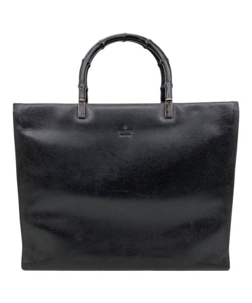 GUCCI（グッチ）GUCCI (グッチ) Bamboo 2ay バッグ ブラックの古着・服飾アイテム
