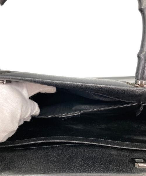 GUCCI（グッチ）GUCCI (グッチ) Bamboo 2ay バッグ ブラックの古着・服飾アイテム