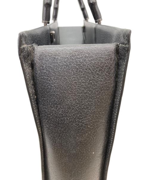 GUCCI（グッチ）GUCCI (グッチ) Bamboo 2ay バッグ ブラックの古着・服飾アイテム