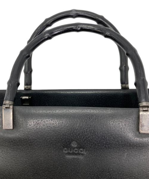 GUCCI（グッチ）GUCCI (グッチ) Bamboo 2ay バッグ ブラックの古着・服飾アイテム