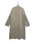 GALERIE VIE (ギャルリーヴィー) コットンミラノリブノーカラーコート ベージュ サイズ:36：6000円
