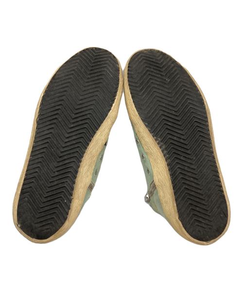 FRANCY GOLDEN GOOSE（FRANCY GOLDEN GOOSE）FRANCY GOLDEN GOOSE (FRANCY GOLDEN GOOSE) ダメージ加工ハイカットスニーカー ブルー サイズ:35の古着・服飾アイテム