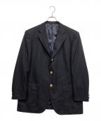 J.PRESSジェイプレス）の古着「金釦3Bウールジャケット」｜ネイビー