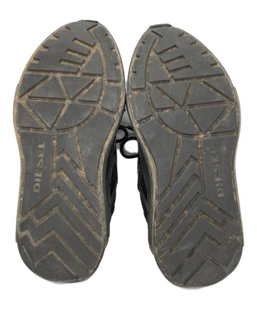 DIESEL（ディーゼル）DIESEL (ディーゼル) ローカットスニーカー ブラック サイズ:26.5の古着・服飾アイテム