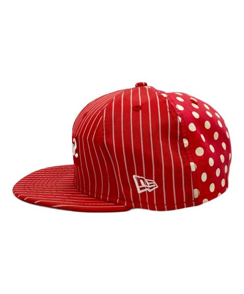 SUPREME（シュプリーム）SUPREME (シュプリーム) COMME des GARCONS SHIRT (コムデギャルソンシャツ) BOX LOGO キャップ レッド サイズ:58.7cmの古着・服飾アイテム