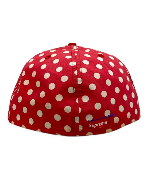 SUPREME（シュプリーム）SUPREME (シュプリーム) COMME des GARCONS SHIRT (コムデギャルソンシャツ) BOX LOGO キャップ レッド サイズ:58.7cmの古着・服飾アイテム