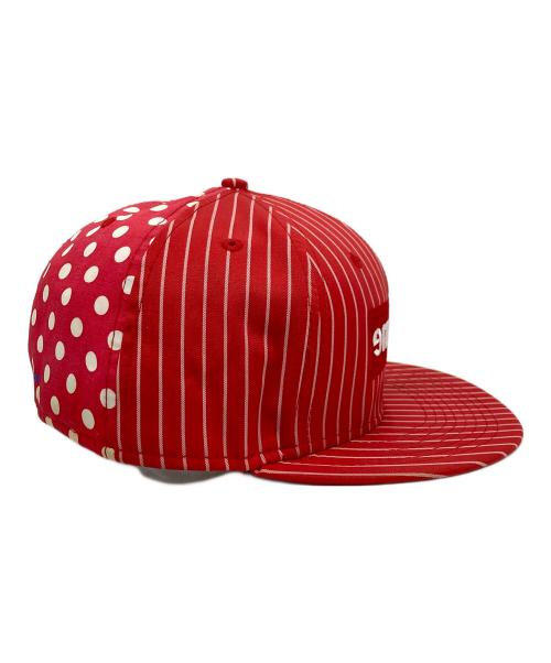 SUPREME（シュプリーム）SUPREME (シュプリーム) COMME des GARCONS SHIRT (コムデギャルソンシャツ) BOX LOGO キャップ レッド サイズ:58.7cmの古着・服飾アイテム