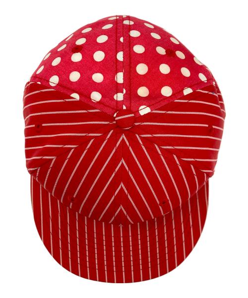 SUPREME（シュプリーム）SUPREME (シュプリーム) COMME des GARCONS SHIRT (コムデギャルソンシャツ) BOX LOGO キャップ レッド サイズ:58.7cmの古着・服飾アイテム