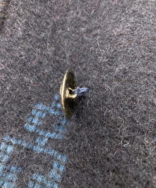 Eddie Bauer（エディーバウアー）Eddie Bauer (エディーバウアー) 総柄コート パープル サイズ:Lの古着・服飾アイテム