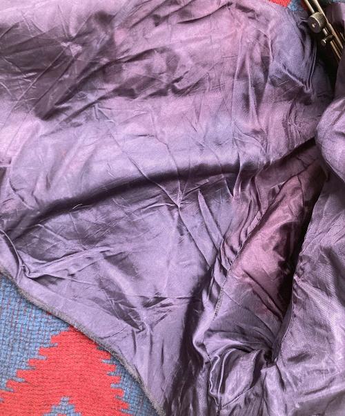 Eddie Bauer（エディーバウアー）Eddie Bauer (エディーバウアー) 総柄コート パープル サイズ:Lの古着・服飾アイテム